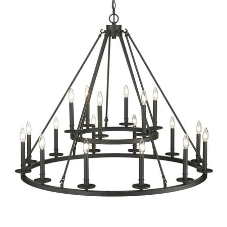 

Millennium Lighting 6718 Florence 18 Light 42 Wide Taper Candle Chandelier - Black
