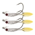 thumbnail image 2 of Paquete de 3 cebos de pesca Soidarity anzuelo de metal para agua salada y dulce, 2 of 6