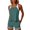 Navy, variant on Bosfbaoi 3-Piece Swimsuit for Women Athletic Tankini Womens Swimsuits Contrast Trim Racerback Tank Top Sports Bra High-Waisted Shorts