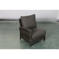 thumbnail image 2 of Left Arm Chair - Two-Tone Wicker & Aluminum Outdoor Seating, 2 of 7