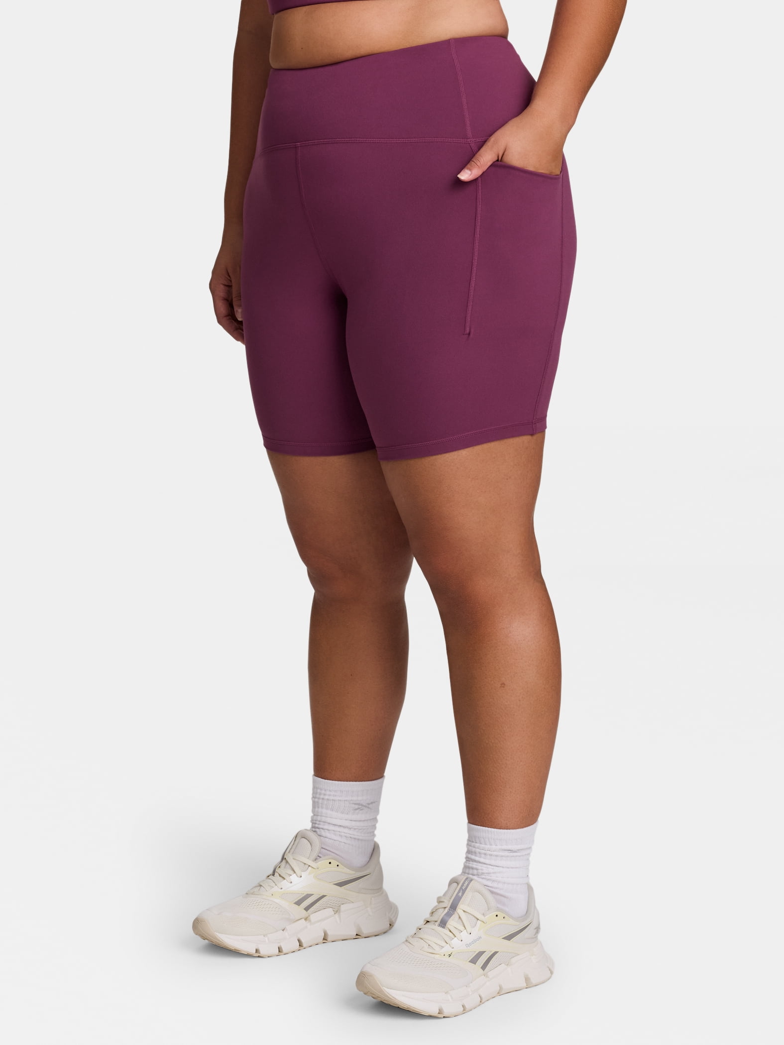 Reebok Women's Reflex High Rise Short, 7" Inseam, Sizes XS-4X