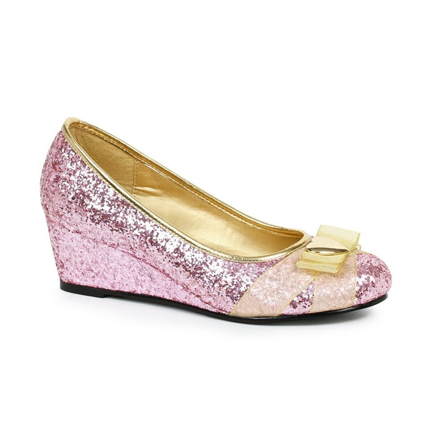 pink sparkly flats