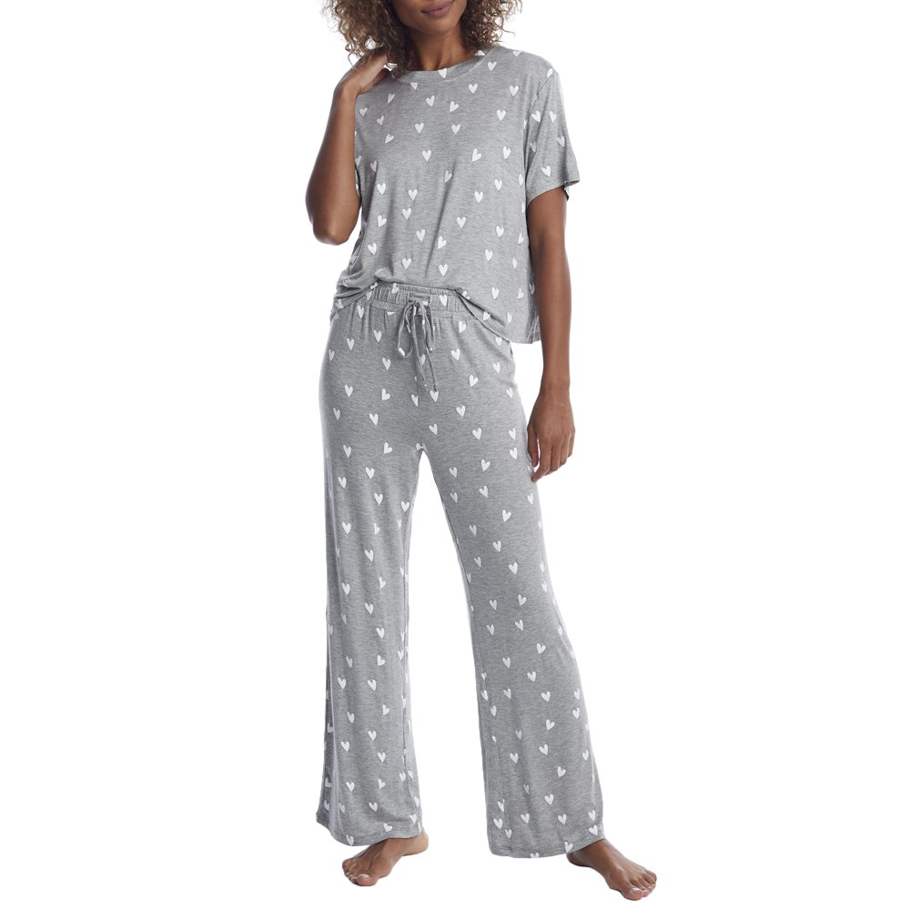 Honeydew Intimates Honeydew Intimates Womens Hearts All American Knit Pajama Set Style33982