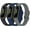 Black/Blue/Gray, variant on Watchbands Compatible with Fitbit Inspire 3 Smartwatch Band Quick Release Replacement Wristband Strap Bracelet Silicone Accessory for Women Men S/L Size
