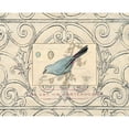 thumbnail image 3 of Barreett, Chad 14x12 Black Modern Framed Museum Art Print Titled - Songbird Etching 2, 3 of 5