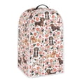 thumbnail image 2 of HELLHERO Dachshund Floral Pattern Blender Dust Cover Lightweight Kitchen Use Waterproof Top Handle Blender Cover with Machine Washable, 2 of 6