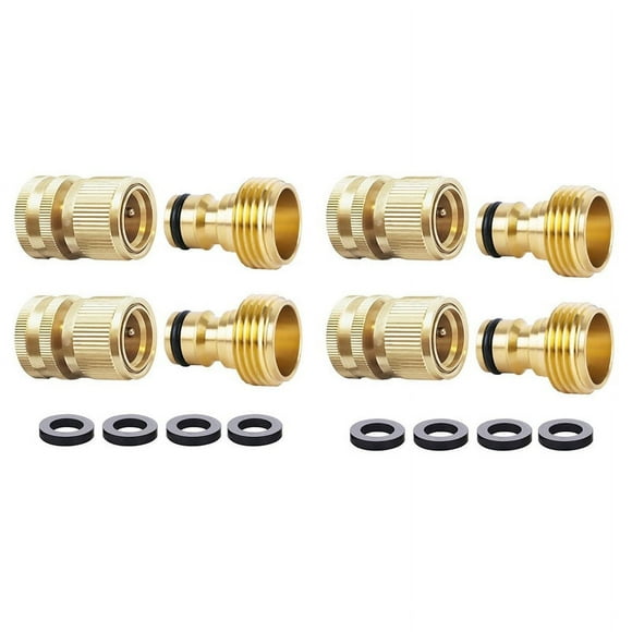 Hose Quick Connector Water Hose Qucik Connect Garden Hose Connectors Brass Hose CoXL11183