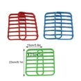 thumbnail image 4 of Guardoinrt 2pieces Roasting Rack For Oven Convenient Non-Stick For Effortless Cooking Non-Toxic Silica Gel red 1Set, 4 of 6