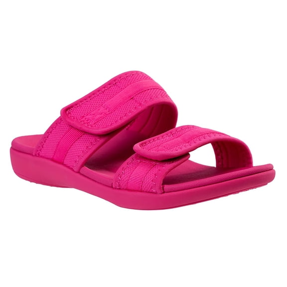REVITALIGN Women's Elevate Slide Sandal, Pink, 9.5 Wide