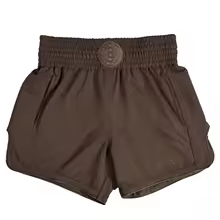 brown, variant on Sports Shorts Various Colours mma shorts Adult, Men, Women's Muay Thai pants kick Pure cotton Boxing trunks Solid
