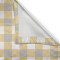 thumbnail image 5 of Ambesonne Geometric Grommet Curtain, Checkered Shabby Old, 50" x 108", Orange White Cadet Blue, 5 of 6