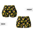 thumbnail image 5 of Kdxio Daisies Flowers Print Workout Shorts for Women Seamless Soft Smooth Gym Yoga Scrunch Active Shorts, 5 of 9