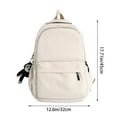 thumbnail image 3 of pdqouc Lightweight Casual School Backpack Multi Color Practical Back to School Travel Hiking Bags Large Capacity Stationery Storage Bags School Office Supplies, 3 of 7
