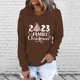 thumbnail image 3 of Gibobby Sudaderas de Navidad para mujer Navidad Mujer Casual Y 2 K Sudadera Estampada Sudadera Suelta Cuello Redondo Manga Larga(Café,G), 3 of 4