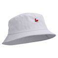 thumbnail image 5 of Ladybug Embroidered Big Size Cotton Blend Twill Bucket Hat - Grey XL-3XL, 5 of 5