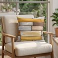 thumbnail image 4 of 26x26 Pillow Covers Set of 2, Brown Yellow Vintage Square Throw Pillow Covers for Couch/Sofa/Living Room, Retro Farmhouse Elegant Pastoral Decorative Soft Pillowcases for Couch Throw Pillows, 4 of 9