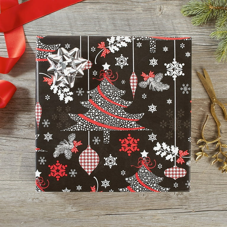 Tear-resistant Wrapping Paper Extra Thick Wrapping Paper Christmas Gift Wrapping  Paper Festive Xmas Tree Elk for Birthday - AliExpress