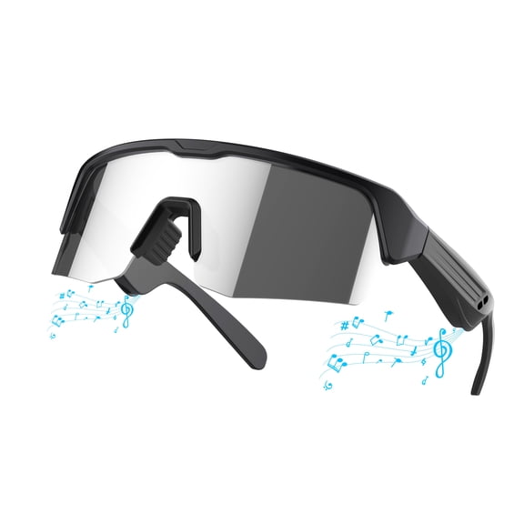 Smart Glasses with, Headphones & Built- Mic/Speaker - Open-Ear Audio, -Free Navigation, All--One Hands-Free Smart Eyewear for &,,, (Non-Prescription)