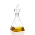 thumbnail image 2 of HAIZEEN 17oz Glass All-Purpose Cruet, Glass Oil Decanter and Cruet (Pyramidal-17 oz), 2 of 4