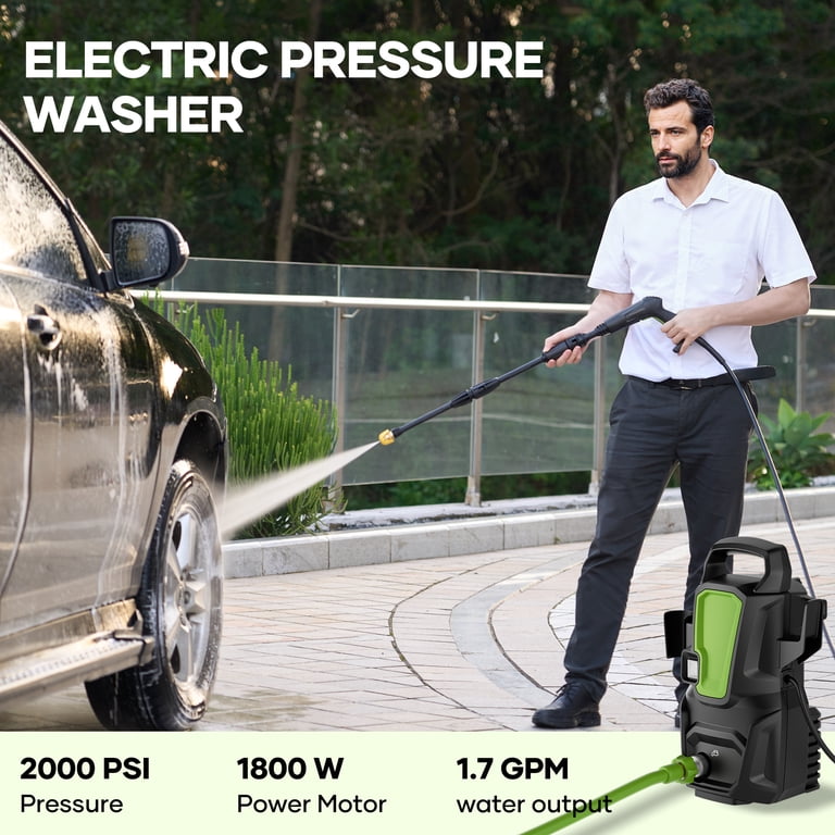 TACKLIFE Electric Pressure Washer,2000PSI Max 1.7GPM 120V Power