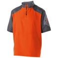 thumbnail image 2 of Holloway Sportswear S Raider  Short Sleeve Pullover Carbon Print/Orange 229545, 2 of 5