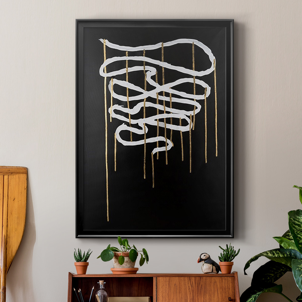 Weeping Ribbon II Premium Framed Print, in Gold, Black, or Silver - Ready to Hang