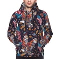 thumbnail image 4 of Hoodies for Men - United States Of America Long Sleeve Comfrt Men'S Fashion Hoodies & Sweatshirts, Sweatshirts for Men Hoodies Pullover Clothing Clothes with Pouch, 4 of 7