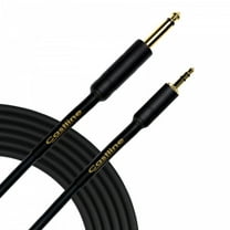 6 Ft Castline Gold 3.5mm TRS to 1/4" TS Patch Cable Mogami 2549 (no ring connection)