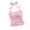 Pink, variant on Women's Solid Ruched Halter Y2K Crop Tops Tie Back Sleeveless Slim Fit Cami Tops
