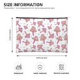 thumbnail image 2 of Sigee Purple Mushroom for Multipurpose Zipper Pouch Paper Reusable Cosmetic bag for Purse Water Resistant Gift, 2 of 8