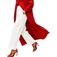 thumbnail image 2 of Shihyeh Women's Wide-Leg High-Waist Pants Front Seam Pocket Tailored Dressy, 2 of 6