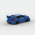 thumbnail image 4 of BRICK Blue Subaru WRX Compatible with LEGO Cars Toy Building Block Brick Car Toy, Great Gift - 303 Pcs, 4 of 5