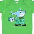 thumbnail image 4 of Inktastic My Great Uncle Loves Me with Cute Sharks Boys or Girls Baby Bodysuit, 4 of 5