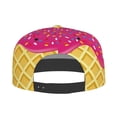 thumbnail image 2 of Kdxio Red Ice Cream Print Snapback Hat for Men Women,Adjustable Baseball Cap, 2 of 7
