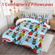 thumbnail image 4 of How the Grinch Stole Christmas THE 2024 Grinch Duvet Cover Printed With Christmas Decoration Super Soft Brushed Microfiber Double Bed Comfortable Set With Zipper Closure And 2 Pillowcases, 4 of 8