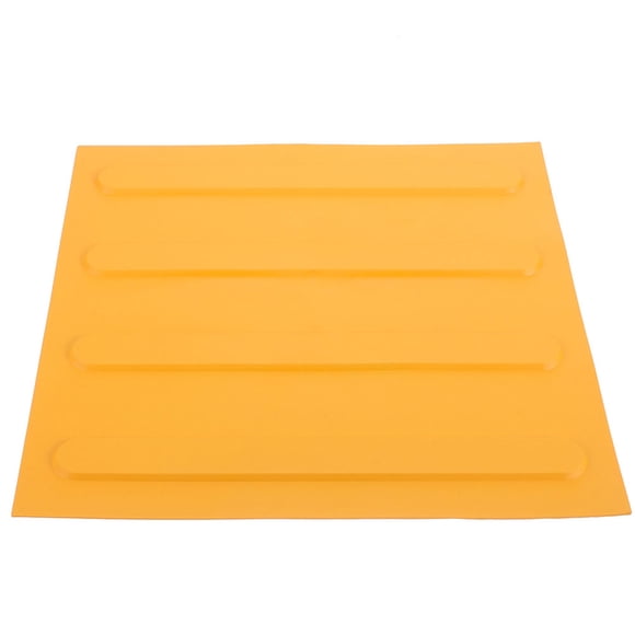 FONDOTIN Tapis de Sécurité Sol Tactile pour Pavage de Chemin et Performance Antidérapante en Jaune 1Pcs