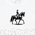 thumbnail image 4 of Inktastic Dressage Lady on Horse Girls Baby Dress, 4 of 5