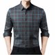 thumbnail image 1 of Blusa y camisa de manga larga con cuello vuelto para hombre, camisa de manga larga con cuello vuelto de terciopelo y botones para hombre, abrigo de poliéster., 1 of 4