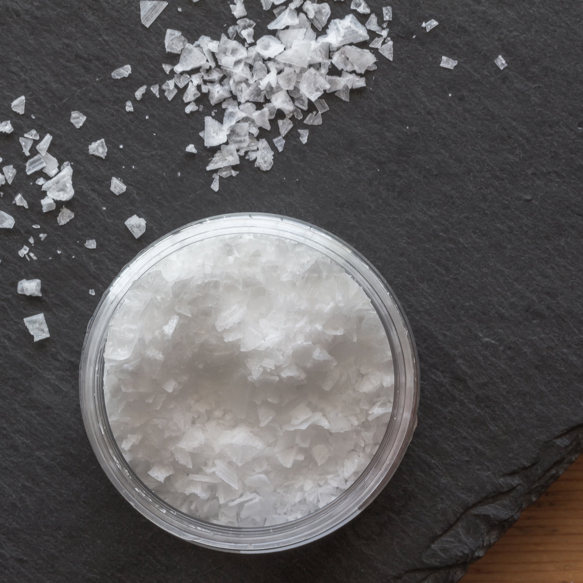 The Spice Lab Cyprus White Flake Kosher Salt - 1 Pound Bag - Perfect Flaky Sea Salt for Baking and Cooking - Gourmet Organic All Natural Coarse Sea Salt as a Finishing Garnish