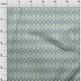 thumbnail image 3 of oneOone Polyester Spandex Sea Green Fabric Geometric Diy Clothing Quilting Fabric Print Fabric By Yard 56 Inch Wide, 3 of 4