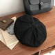 thumbnail image 5 of Boina de color caramelo con circunferencia del sombrero de 56-58cm, sombrero protector solar retro fino para primavera y verano para mujer, 5 of 5