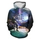 thumbnail image 5 of Sudadera con capucha con estampado de astronauta, universo, espacio, galaxia, para hombres y niños, sudaderas de manga larga, chaqueta genial de gran tamaño para hombre, 5 of 5