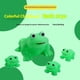 thumbnail image 2 of Baby bath water toy - Baby Bath Toys 4Pcs Rubber Green Frog Family Squeak Float Bath Ducks Bath Tub Shower Toys for Toddlers Boys Girls, 2 of 5