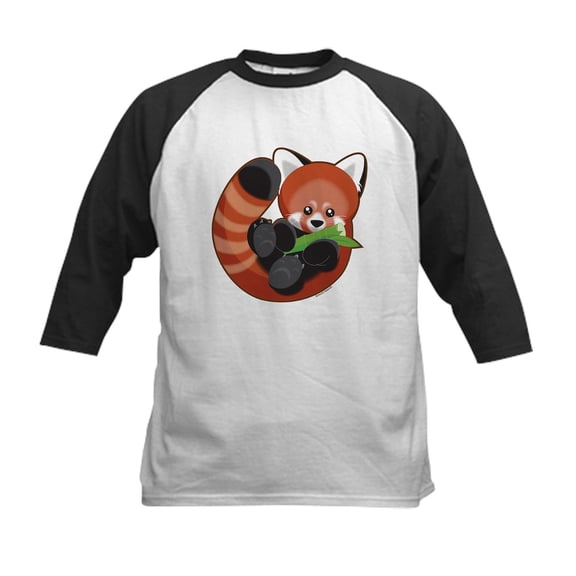 CafePress - Redpanda Baseball Jersey - Kids Cotton Baseball Jersey, 3/4 Sleeve Shirt
