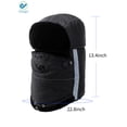 thumbnail image 3 of Deago Trooper Trapper Hat,Winter Ski Hat with Winter Ear Flap and Ski Windproof Mask (Gray), 3 of 8