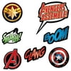 8 3/4"W x 9 1/2"H Marvel Avengersâ„¢ Powers Unite Vinyl Decorations 2/PK,Pack of 9