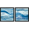 thumbnail image 1 of Great Art Now Blue Bossa Nova by Lanie Loreth, 2 Piece Framed Art Set Each 13"W x 13"H, 1 of 3