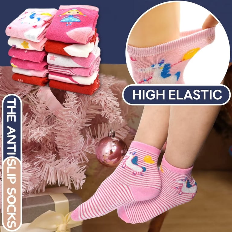 Tphon Girls Crew Grip Socks 12-Pair Pack photo 3