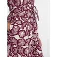 thumbnail image 5 of Time and Tru Women's Cinched Waist Mini Dress with Flutter Sleeves, Sizes XS-XXXL, 5 of 6