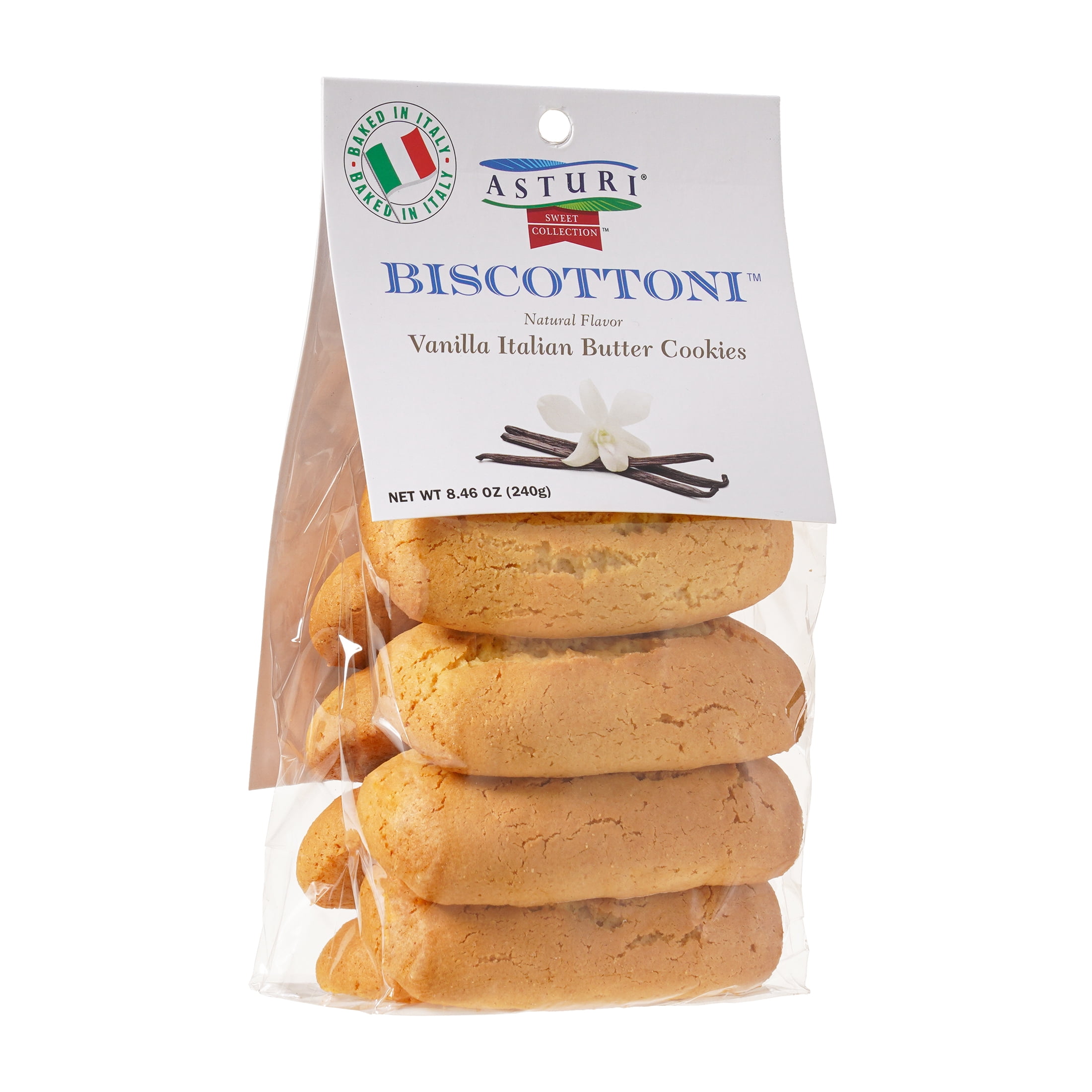 Asturi Italian Butter Cokies Vanilla Biscottoni